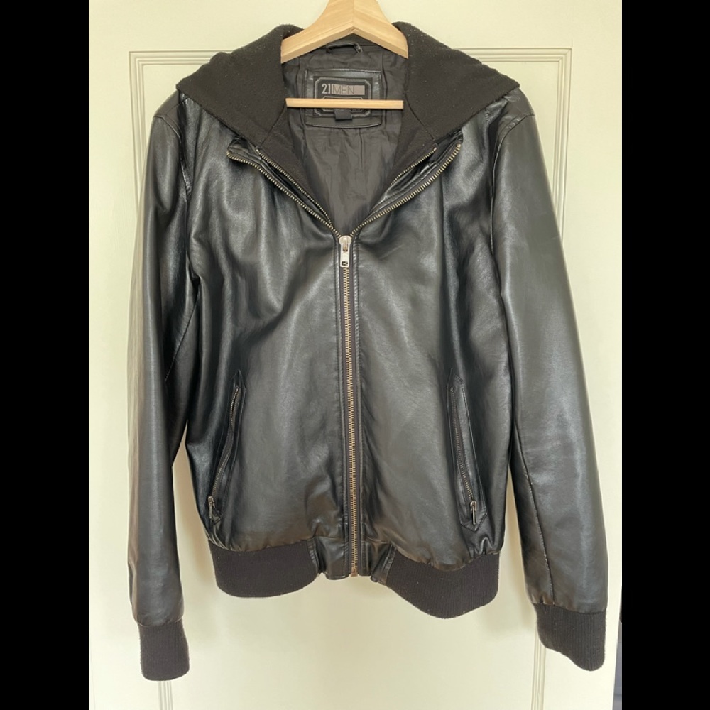Forever 21 Men’s Faux Leather Jacket